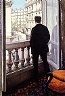 Gustave Caillebotte Canvas Paintings - Young Man At His Window